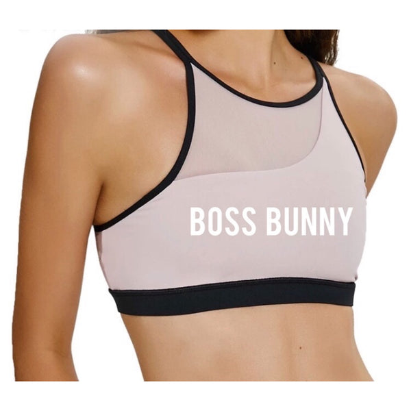 Black Wireless Sports Bra - Boss Bunny Sportswear