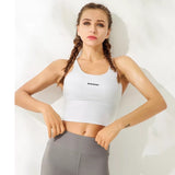 Sports Bra with Faux Corset Back
